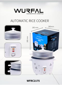 Wurfal Wurfal Electric Automatic Rice Cooker 1.8 ltr 700W  - Image 3