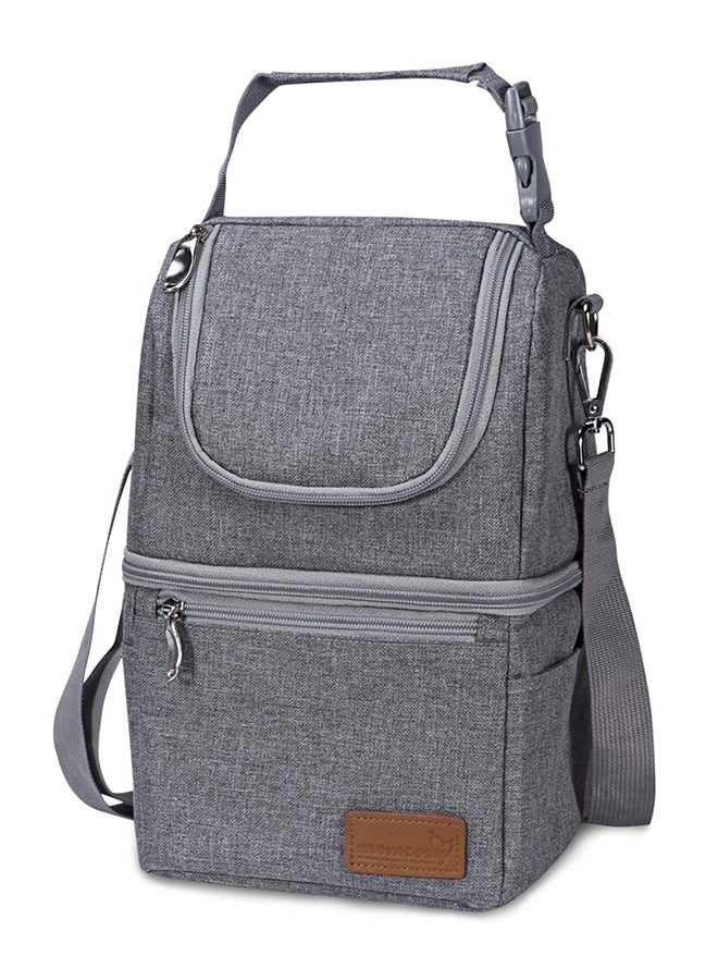 مام كوزي حقيبة زجاجات الأطفال المعزولة، حقيبة تبريد حليب الأم متعددة الوظائف - Image 1