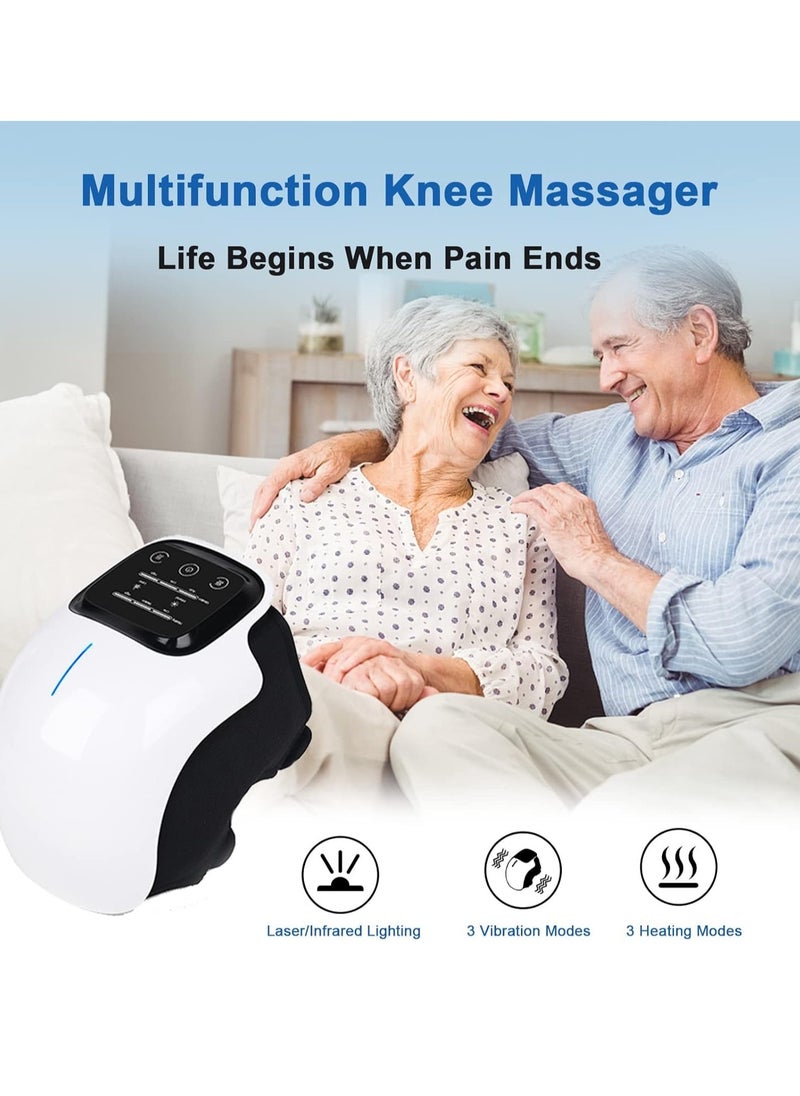 توب كور - جهاز تدليك الركبة اللاسلكي، مسجل لدى إدارة الغذاء والدواء الأمريكية، لتخفيف آلام الركبة بالحرارة والاهتزاز بالأشعة تحت الحمراء لتورم المفاصل المتصلبة، وإصابات الأربطة والعضلات، وأشرطة الركبة الأطول - Image 1