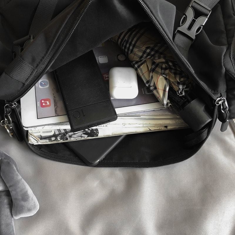Ins Japanese Style Functional Work Bag Men'S Crossbody Bag Trendy Brand Large Capacity Shoulder Bag Sports Backpack Trendy Boys Bag - Image 5