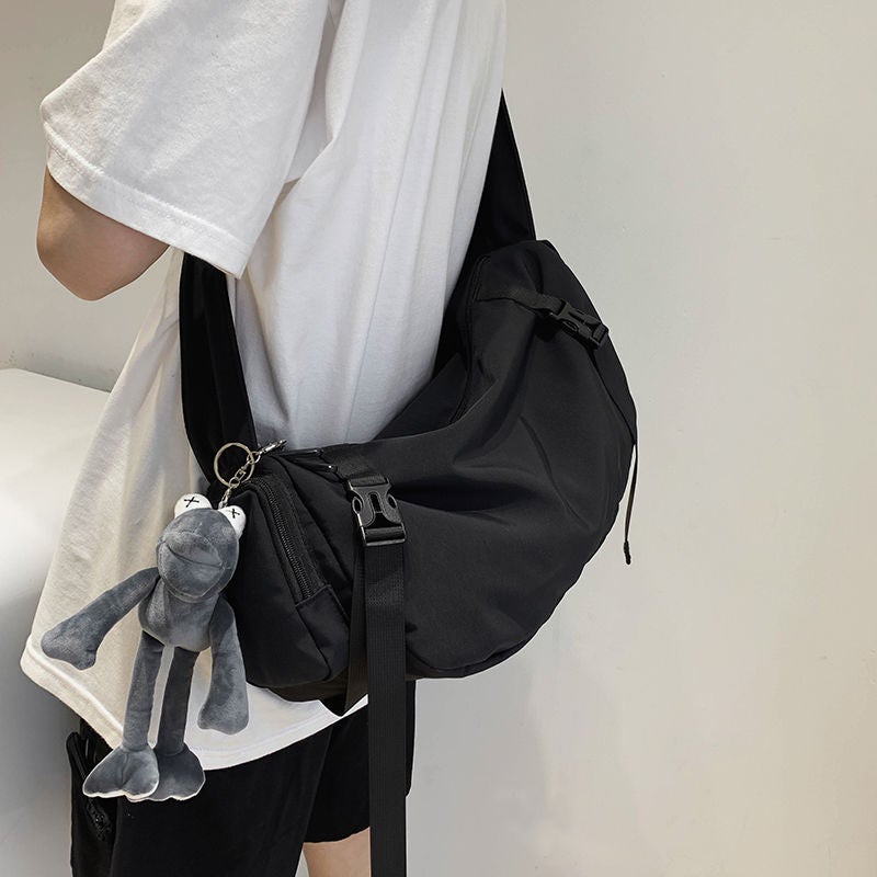 Ins Japanese Style Functional Work Bag Men'S Crossbody Bag Trendy Brand Large Capacity Shoulder Bag Sports Backpack Trendy Boys Bag - Image 2