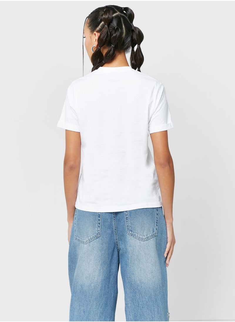Ginger - Regular Tshirt With Roll Up Sleeve ( Tacked) - Image 1