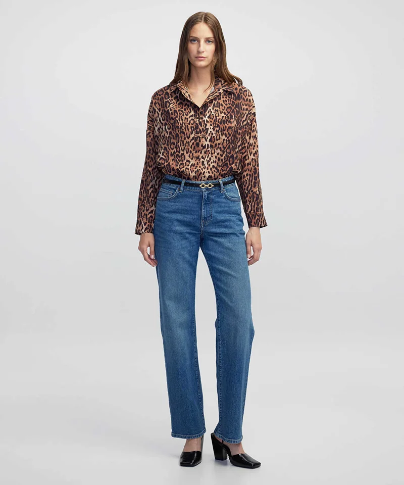Ipekyol Animal Print Blouse