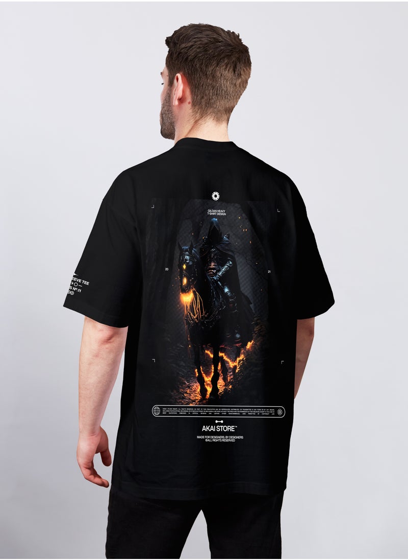 Akai Store - Men's oversized T-shirt made of high-quality soft cotton with a bright print - from Akai Store - Image 1