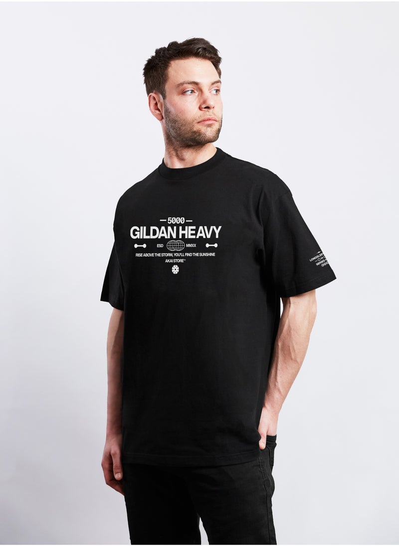 Akai Store - Men's oversized T-shirt made of high-quality soft cotton with a bright print - from Akai Store - Image 1