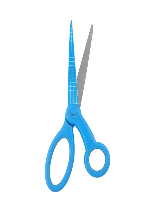 Yoobi | Scissors | Adult with Grid Blade |, Cornflower Blue (YOOB1192690) - Image 1