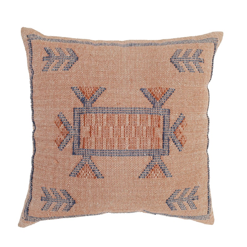 Trade Star Sabra Kilim Pillow Cover Throw Cushion Cover Pure Cotton Farmhouse Cushion Case for Home Decor Spring Breathable Fall Decor Cushion Case Hand Crafted