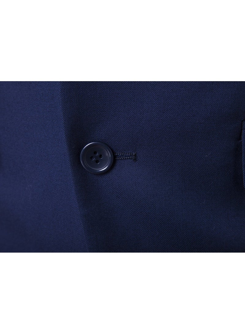 Shougu Fashionable And Versatile Business Solid Color Men's Suit Set Two-piece Set  - Image 4