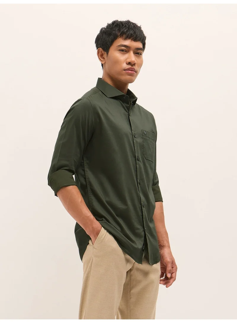 THE BEAR HOUSE Men’s Long Sleeve Shirt – Classic, Comfortable and Stylish Essential for Work, Travel or Casual Outings