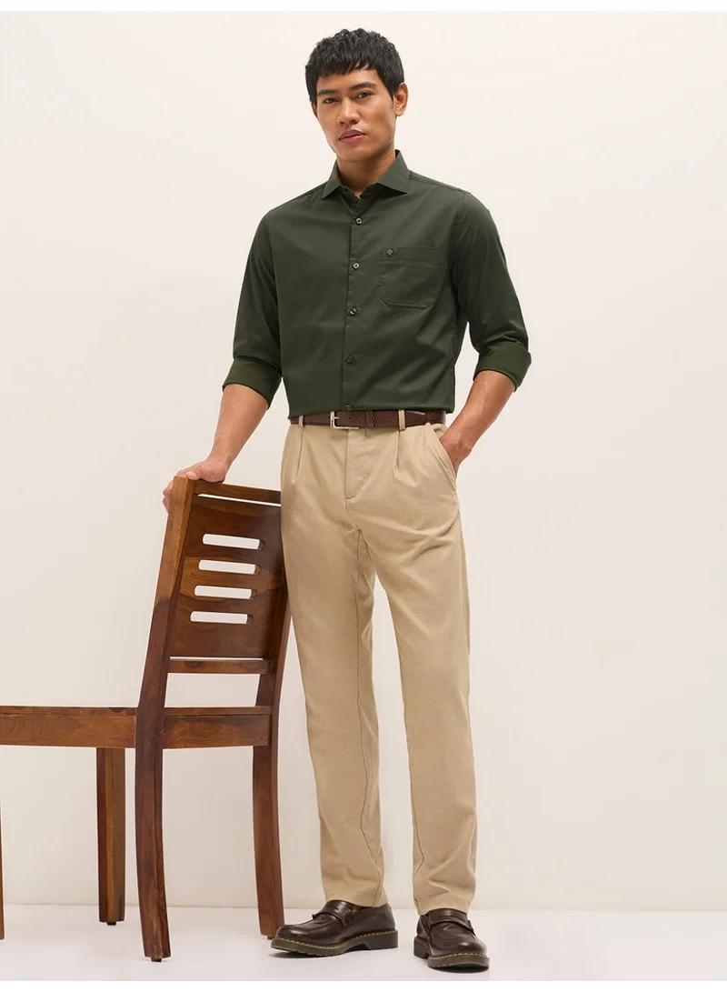 THE BEAR HOUSE Men’s Long Sleeve Shirt – Classic, Comfortable and Stylish Essential for Work, Travel or Casual Outings