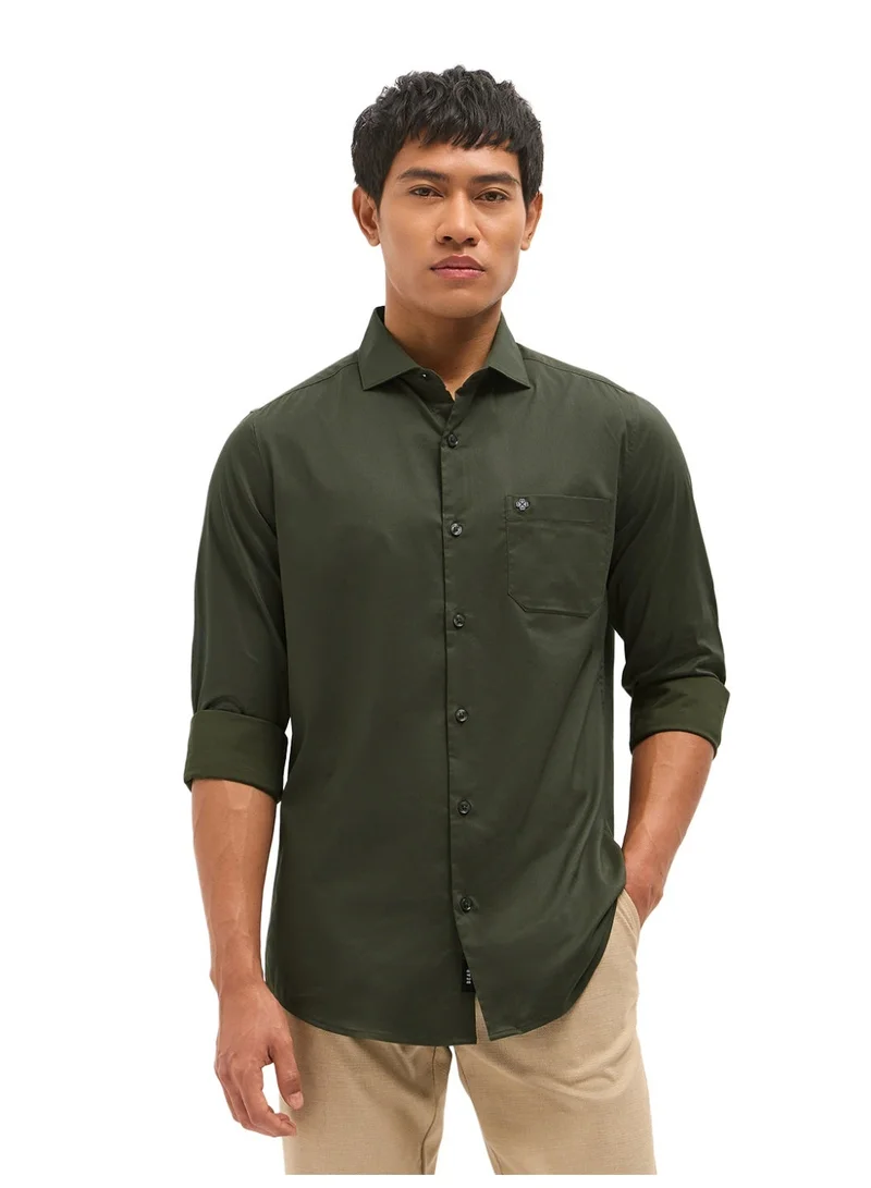 THE BEAR HOUSE  Men’s Long Sleeve Shirt – Classic, Comfortable and Stylish Essential for Work, Travel or Casual Outings for Men | Best Price UAE