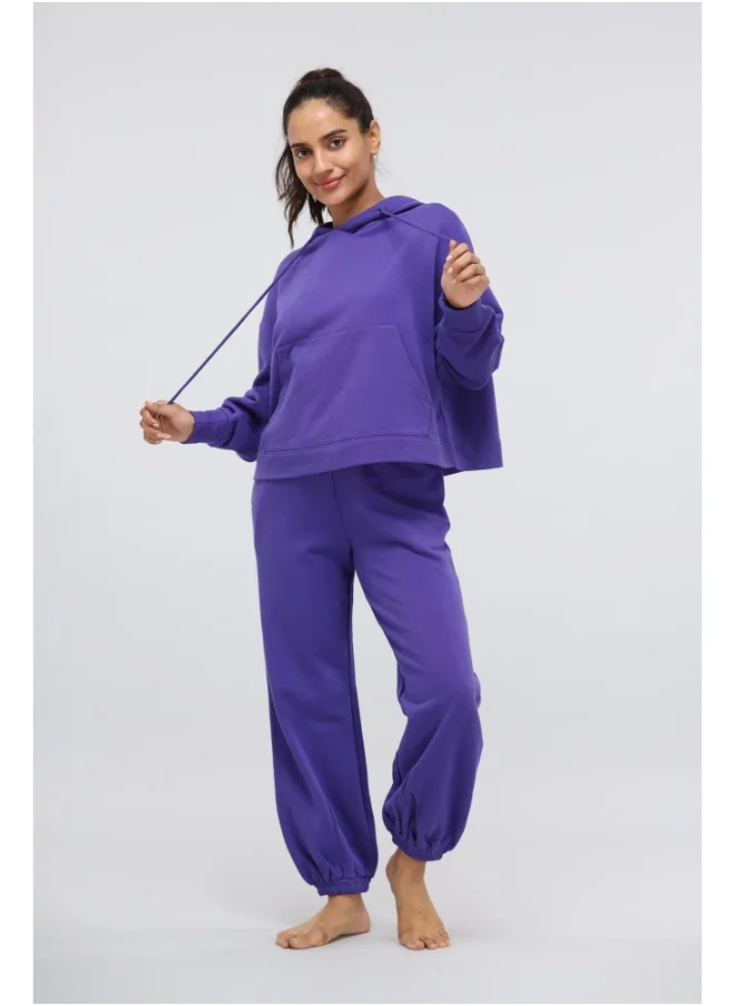 نسيسيرا Deep Blue Terry Hoodie Set