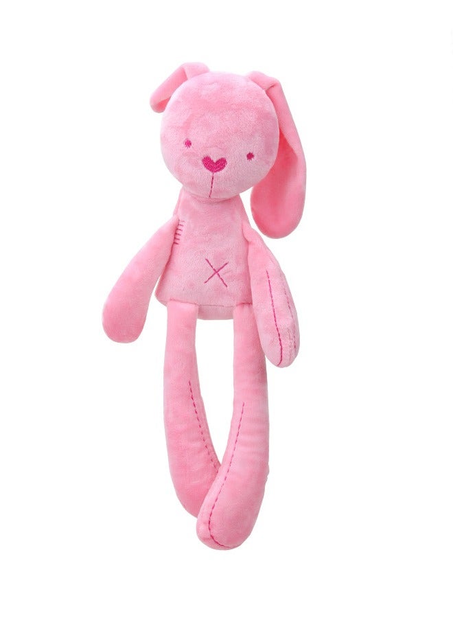 bbsky Soft Long Ears Pink Bunny Cute Soft Doll Toy For Kids Durable And Sturdy Lightweight - Image 1
