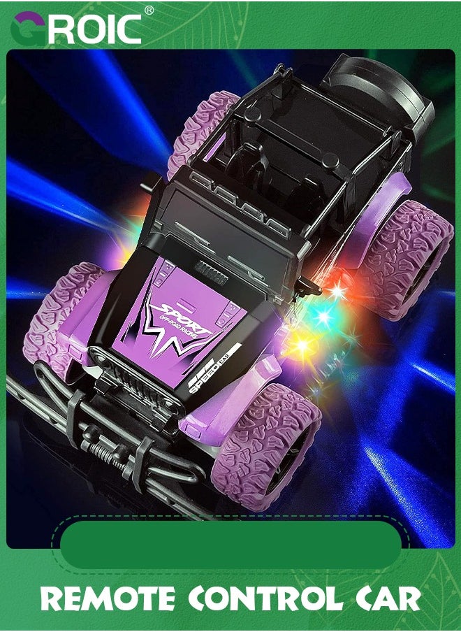 GROIC Remote Control Car RC Racing Cars, 1:20 Scale Remote Control Monster Truck, 2.4Ghz LED Light Off-Road Rc Cars,Toy Cars for Kids,Remote Control Jeep  - Image 2