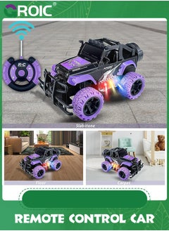 GROIC Remote Control Car RC Racing Cars, 1:20 Scale Remote Control Monster Truck, 2.4Ghz LED Light Off-Road Rc Cars,Toy Cars for Kids,Remote Control Jeep  - Image 4