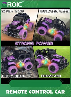 GROIC Remote Control Car RC Racing Cars, 1:20 Scale Remote Control Monster Truck, 2.4Ghz LED Light Off-Road Rc Cars,Toy Cars for Kids,Remote Control Jeep  - Image 3