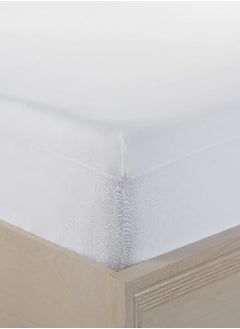 Serta SERTA Power Chill Soft Comfort Stain Resistant & Waterproof Mattress Cover Protector with 15" Deep Pocket, Full, White  - Image 2
