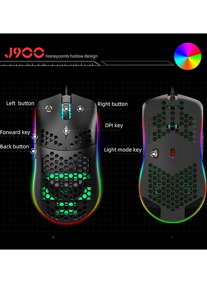 NIBEMINENT Wired Mouse Black - Image 5