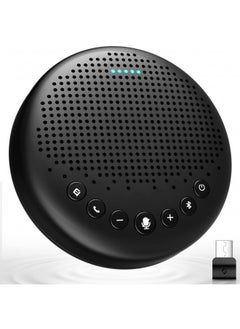 EMEET Conference Speaker and Microphone Luna 360° Voice Pickup w/Noise Reduction/Mute/Indicator USB Bluetooth Speakerphone w/Dongle for 8 People Daisy Chain for 16 Compatible with Leading Software