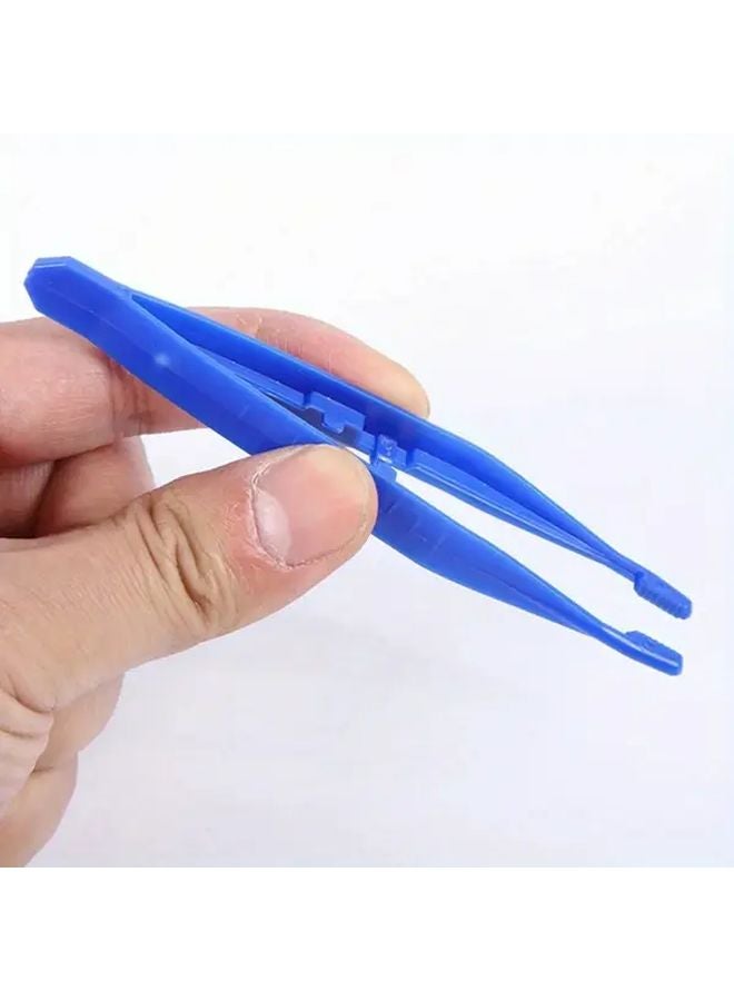 50 قطعة من ملاقط البلاستيك ذات الاستخدام الواحد، نهايات دقيقة لصنع المجوهرات، أعمال DIY، استخدام المختبرات الإلكترونية - Image 4