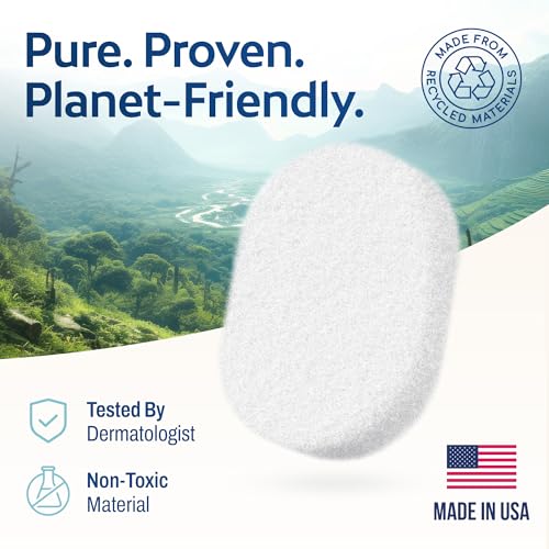 HartFelt Bath Sponges for Shower Women & Men | Soft Exfoliating Body Sponge for Dead Skin | Chemical-Free Sponges for Body | Cleanses Skin from Dirt & Excess Oil | Made in USA - Pack of 2 - Image 2