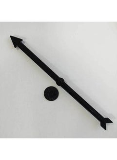 Generic Plastic Game Toy Pointer Interactive Turntable Chess Piece Plastic Rotating Arrow Pointer DIY Table Game Accessories-Color:Black 22CM  - Image 1