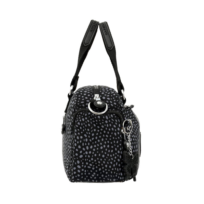 CAPRICE COLLECTION Unisex Mini Crossbody Bag – Charcoal Grey, Water-Resistant Nylon, Lightweight, 3.5L - Image 4