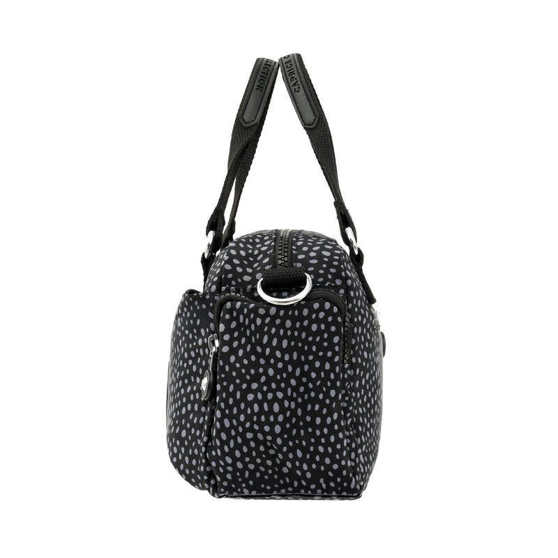 CAPRICE COLLECTION Unisex Mini Crossbody Bag – Charcoal Grey, Water-Resistant Nylon, Lightweight, 3.5L - Image 3