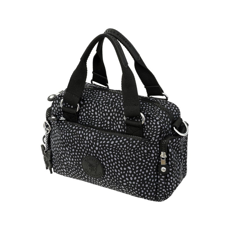 CAPRICE COLLECTION Unisex Mini Crossbody Bag – Charcoal Grey, Water-Resistant Nylon, Lightweight, 3.5L - Image 5