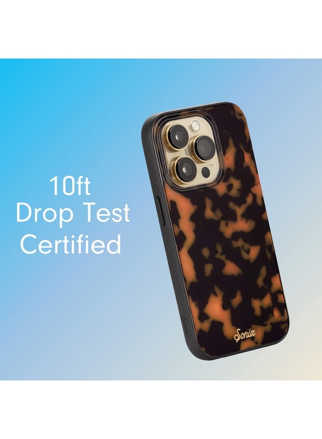 سونيكس جراب سونيكس لهاتف آيفون ١٤ برو ماكس | متوافق مع ماج سيف | مقاوم للسقوط من ارتفاع ١٠ أقدام | صدفة سلحفاة | بني - Image 1