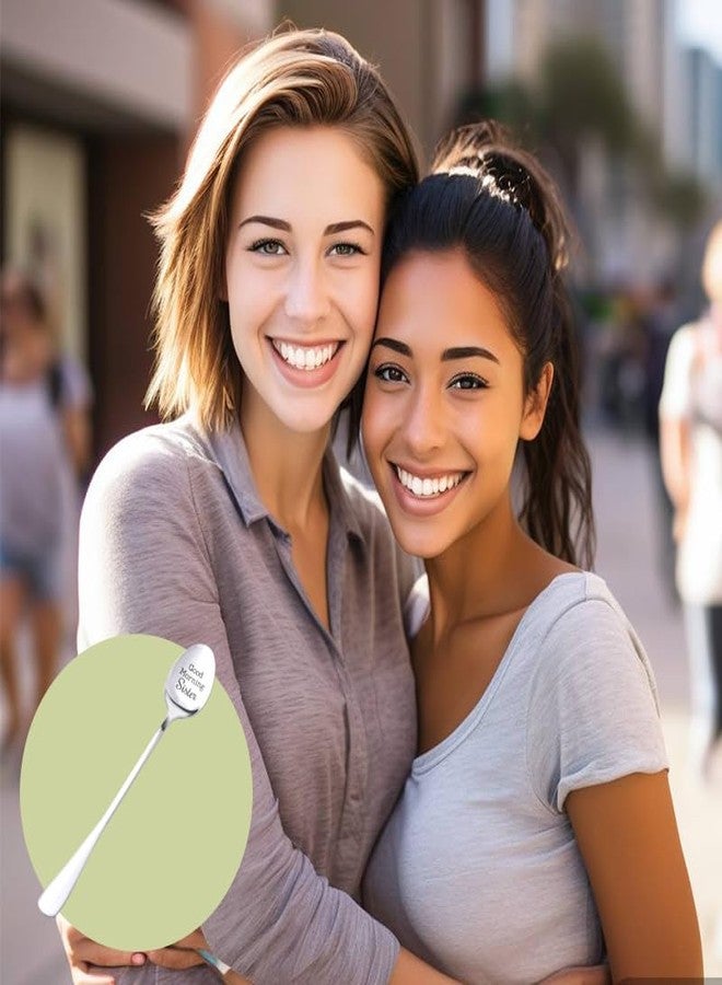Sudaporn هدايا عيد ميلاد للأخوات، هدايا صباح الخير يا أختي، ملعقة هدية للأخوات، هدية عيد ميلاد الأخت، هدية عيد الميلاد، هدية تخرج للنساء، هدية لمحبي القهوة من الأخوات - Image 2