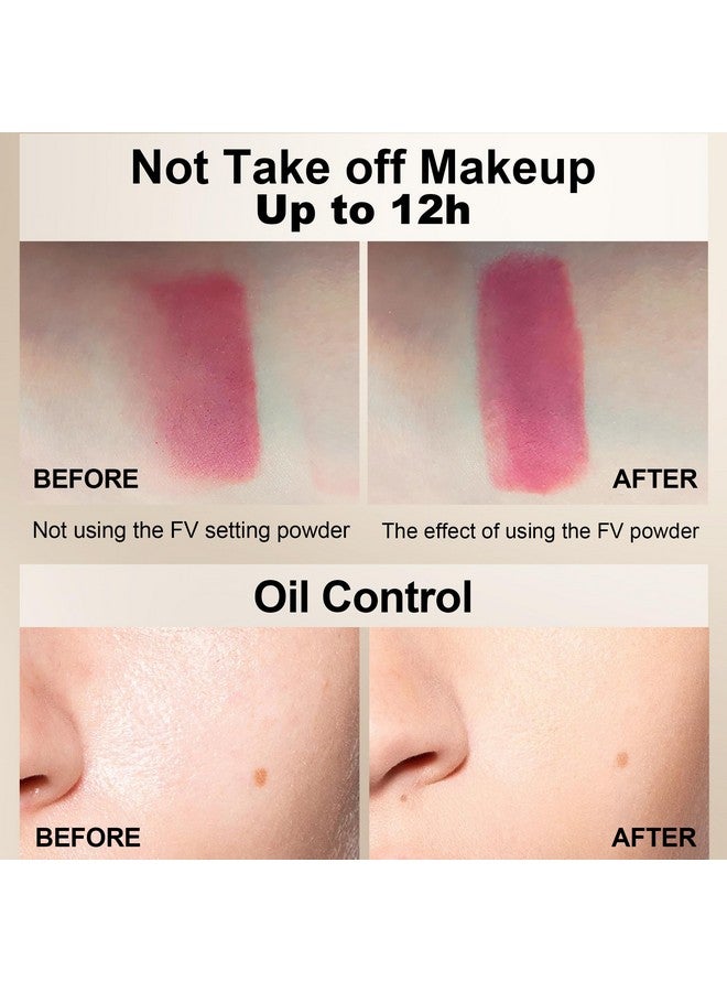 FV Translucent Setting Powder Fv Loose Powder For Oil Control Shimmer Finishing Powder Matte Finish Baking Powder Makeup Lightweight Talc Free Face Powder For All Skin Types 10G Shimmer Sheer - Image 4