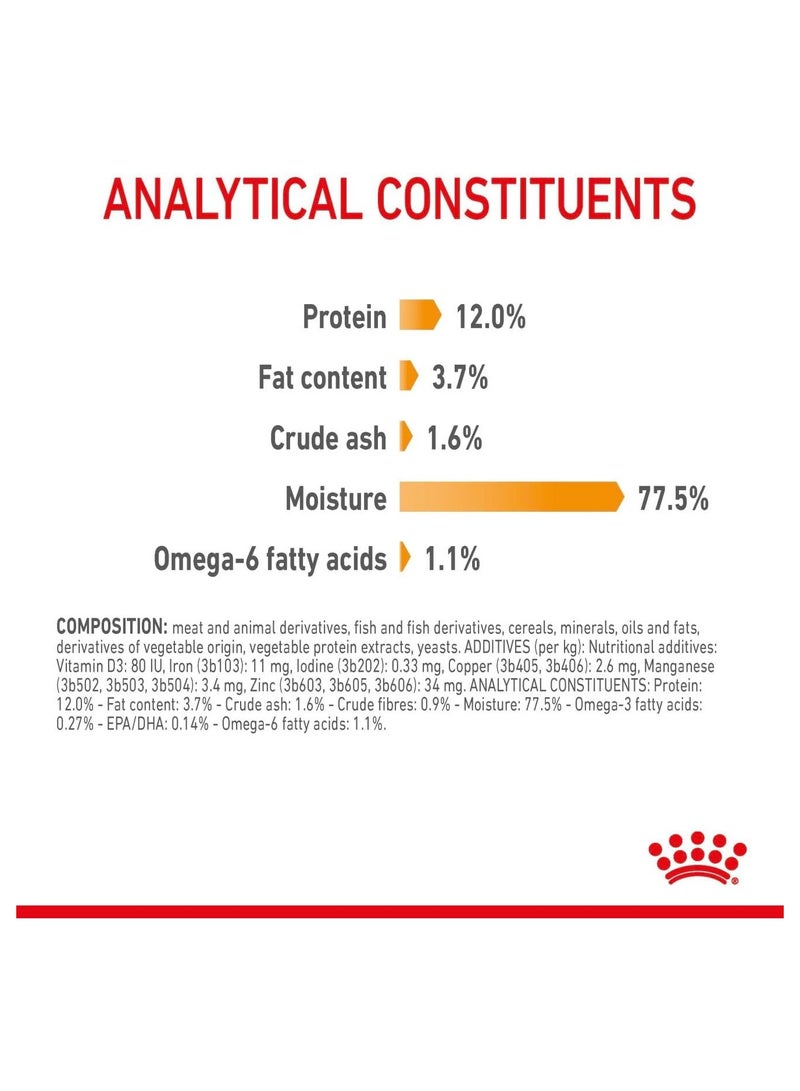 Royal Canin Feline Care Nutrition Intense Beauty Gravy 12x 85gm Cat Wet Food Pouches - Image 5