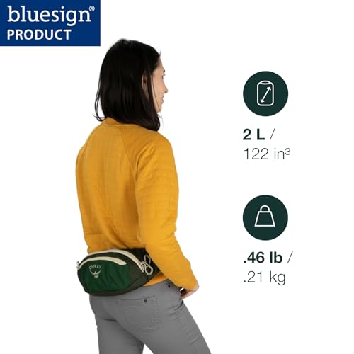Osprey Daylite Waist Pack, Blue Spikemoss/Alkaline - Image 2