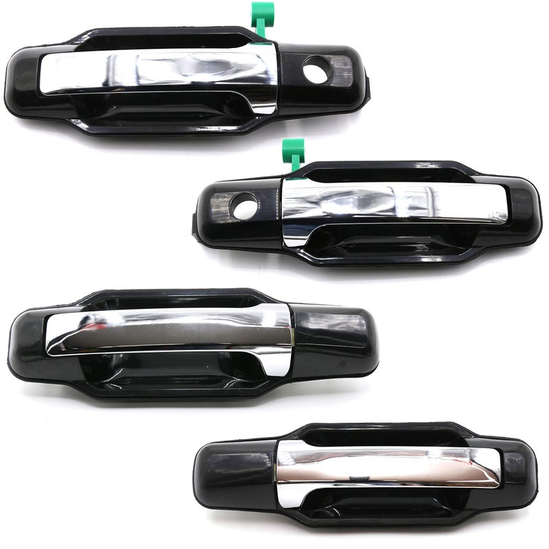 4Pcs 1Set Front Rear Left Right Exterior Chrome Door Handle for Kia Sorento 2003 2009