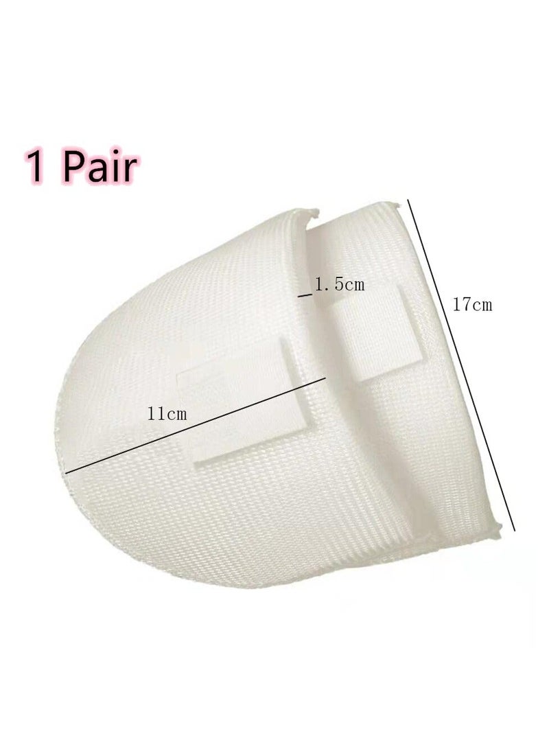 Sewing Shoulder Pads for Women Men, Soft Foam Padded Self Adhesive Shoulder Pad, 1 Pairs White Foam Shoulder Pads, for Blazer Clothes Sewing Accessories Craft DIY - Image 5