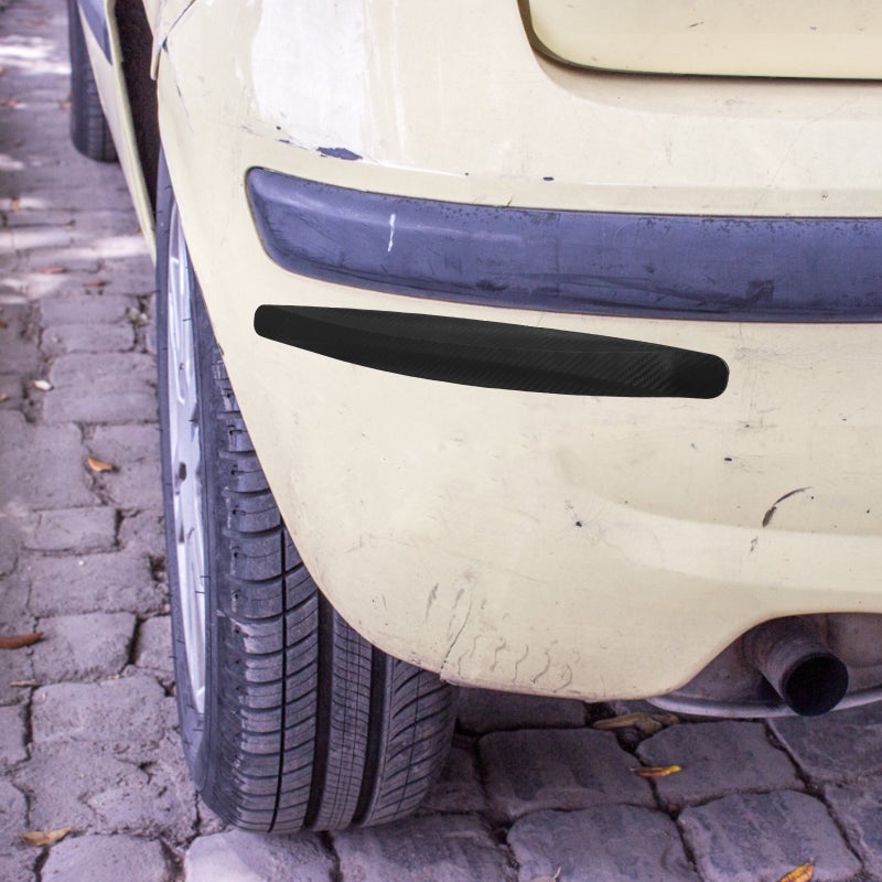 2pcs Bumper Protector Car Front And Rear Bumper Anti-Collision Strips PVC Anti-Scratch Self-Adhesive Bumper Guard For Cars - Image 4