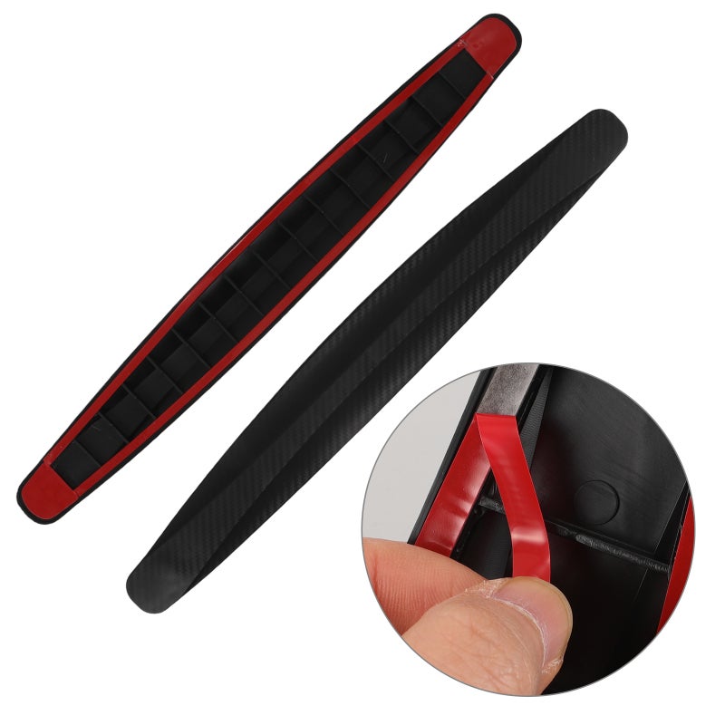 2pcs Bumper Protector Car Front And Rear Bumper Anti-Collision Strips PVC Anti-Scratch Self-Adhesive Bumper Guard For Cars - Image 1