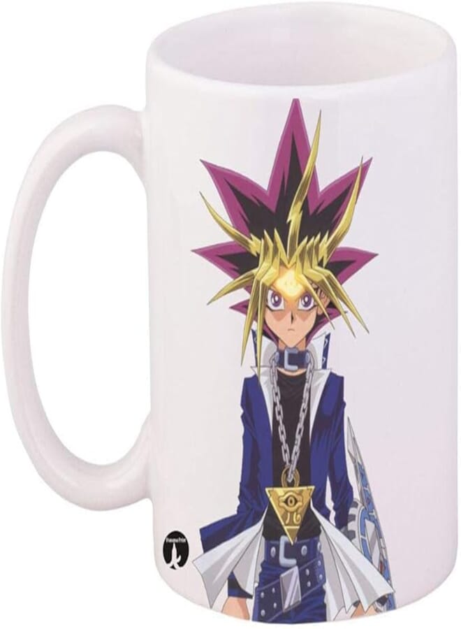 bp White Ceramic Anime Yu Gi Oh Mug