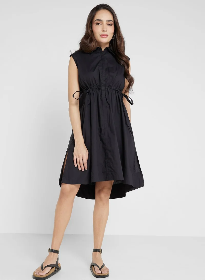French Connection Sleeveless Poplin Dress
