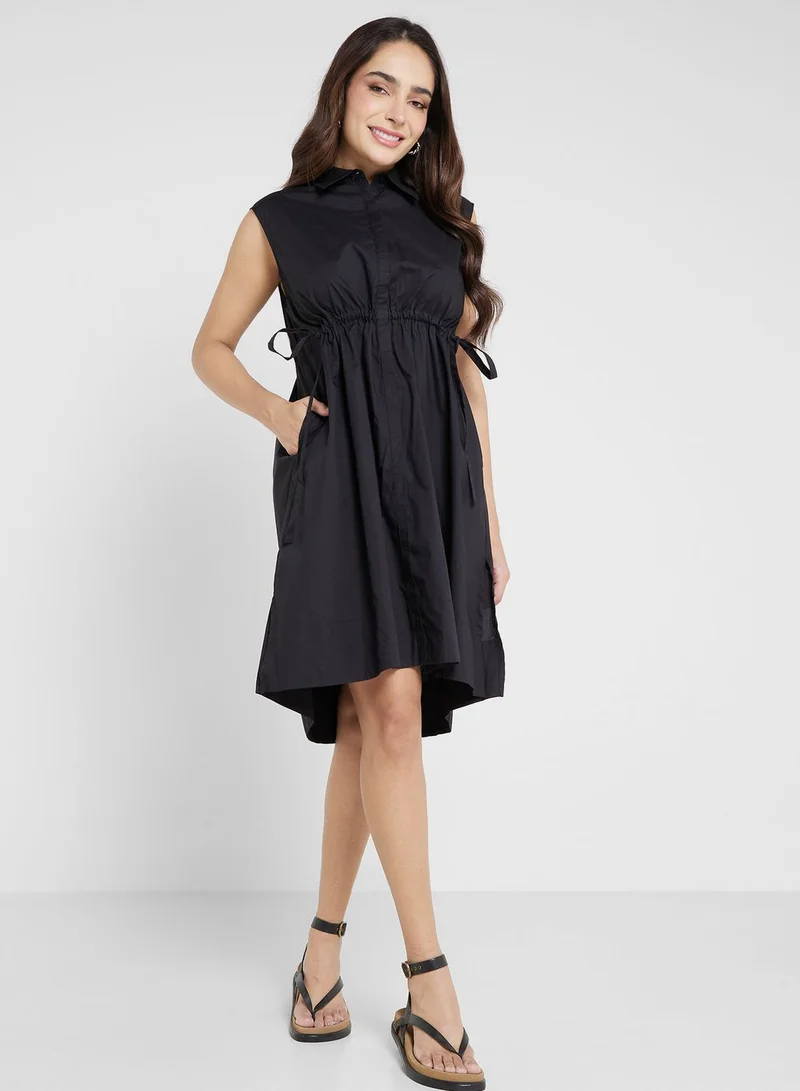 French Connection Sleeveless Poplin Dress