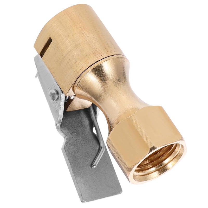 Heavy Duty Locking Air Chuck for Tire Inflation Quick Connect Brass Material - Image 2