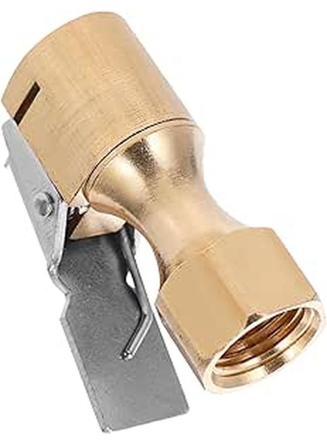 Heavy Duty Locking Air Chuck for Tire Inflation Quick Connect Brass Material - Image 1