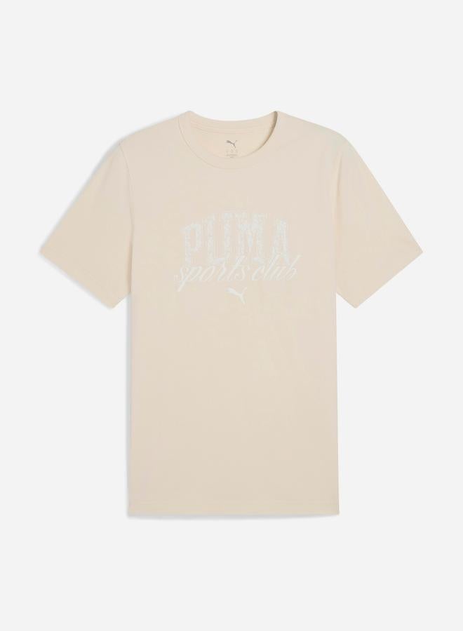 PUMA تي شيرت دائري العنق بطباعة الشعار الأساسية - Image 4