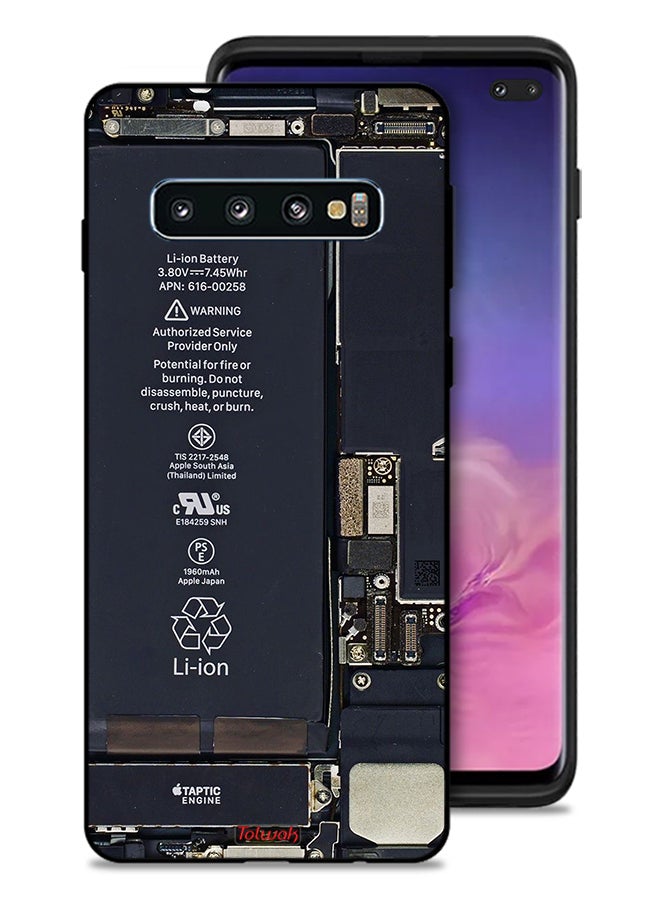 Tolwak Samsung Galaxy S10 Plus Protective Case Cover Phone Circuit Pattern - Image 1