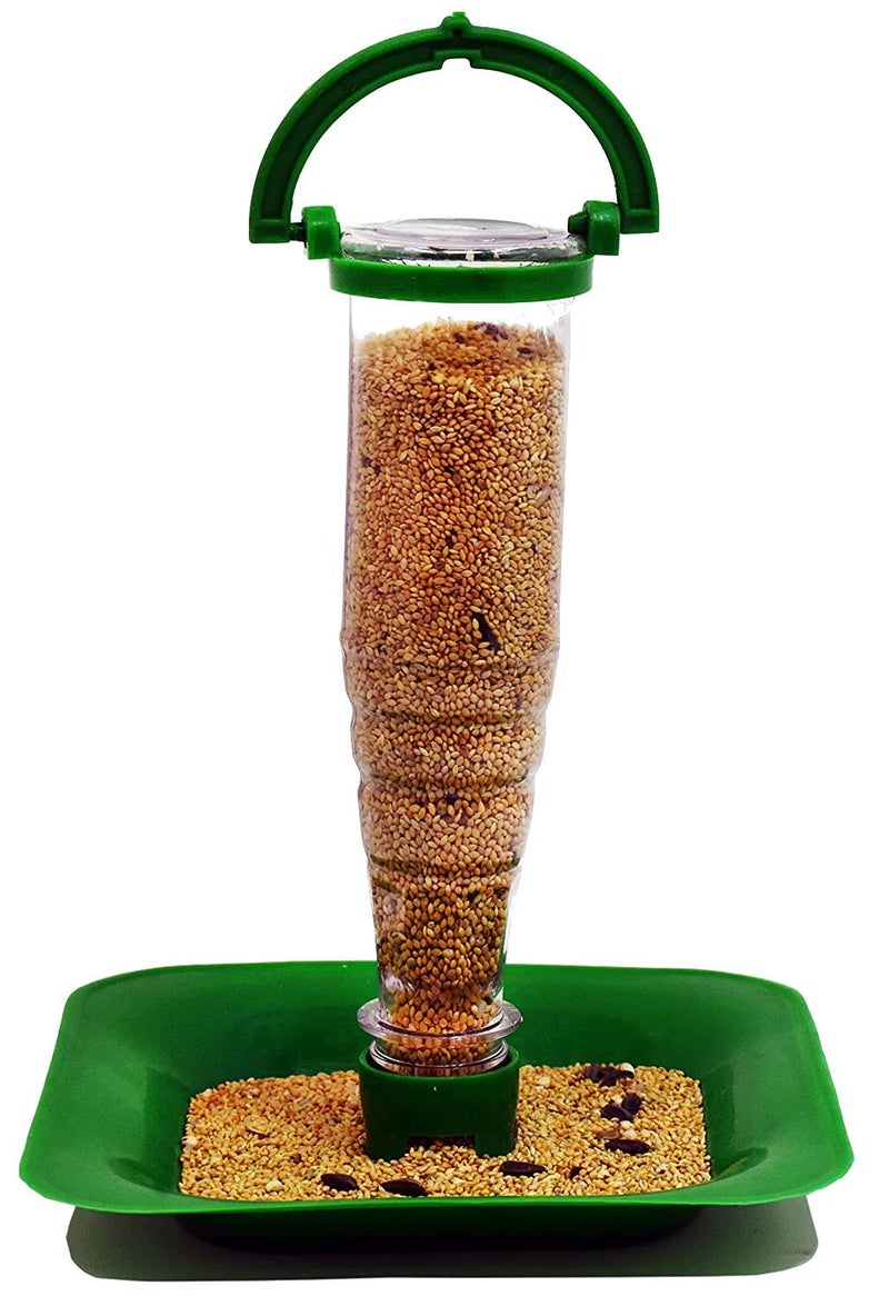 Skybeings Nano Bird Food Feeder (Green, Pack of 4) - Image 2
