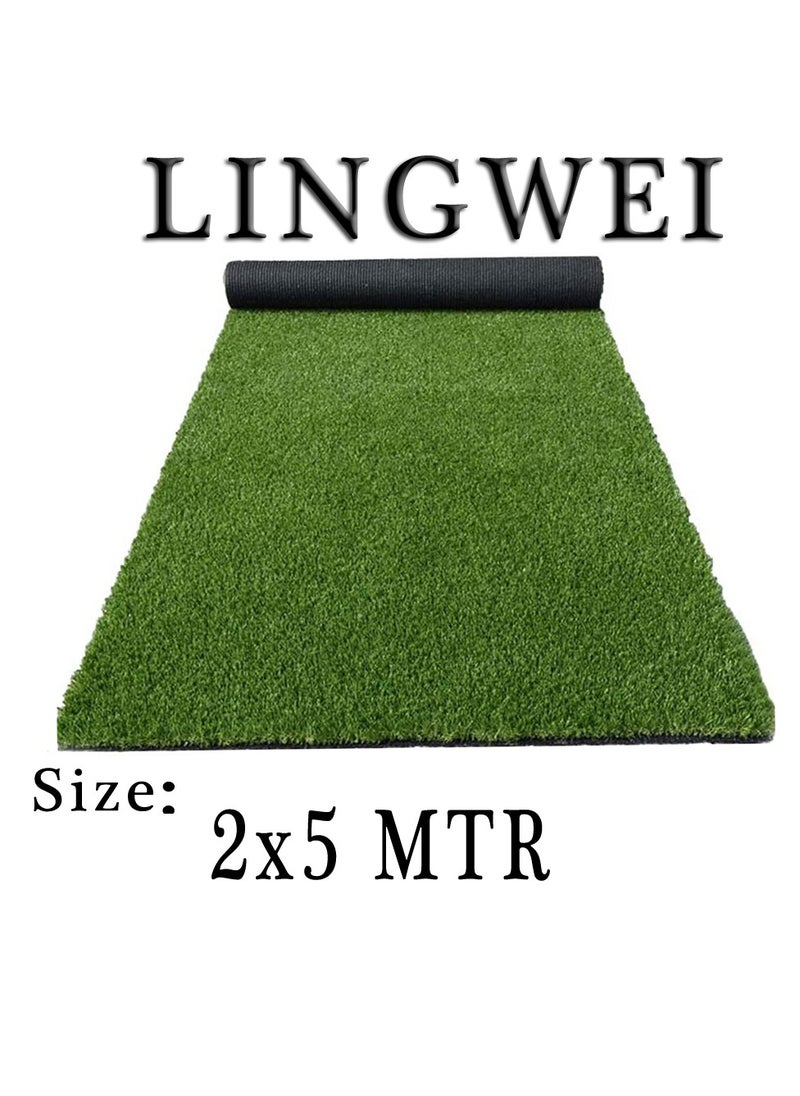 LINGWEI Artificial Grass Carpet Green Artificial Grass Turf For Home Outdoor Front Garden Decoration Play Ground Pool Area Backyard Patio Balcony  - Image 5