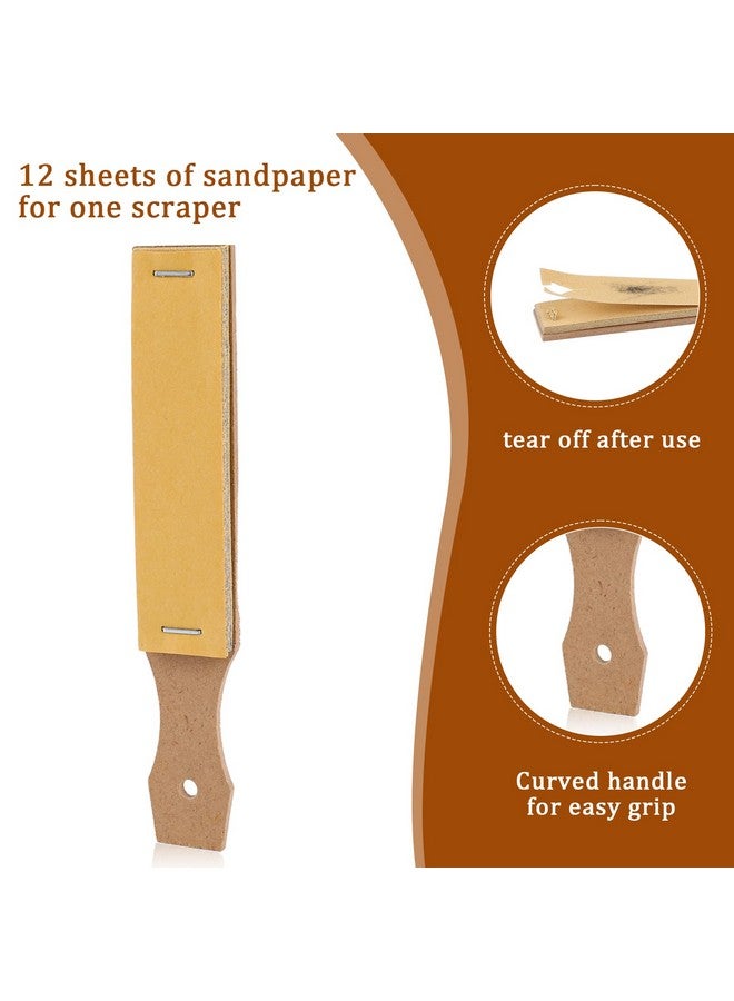 Sliverdew Sandpaper Sharpener,3-Pack Sketch Sandpaper Pencil Sharpeners 6.2X0.9" Pointer Art Drawing Tool Pastel Sticks Drawing Tool For Artist Sketch Beginner (12 Sheets/Pcs) - Image 4