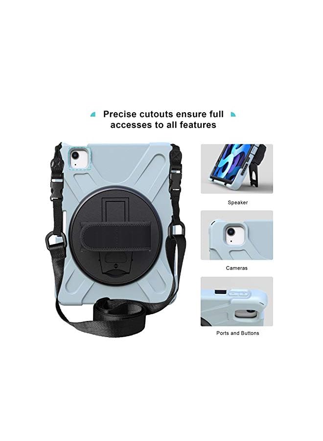 Procases Ipad Air 4 Rugged Case 10.9 Inch 2020 Ipad Air 4Th Gen Case, Heavy Duty Shockproof Rotating Kickstand Protective Cover For 2020 Ipad Air 10.9" 4Th Gen A2316 A2324 A2325 A2072 -Grey And Black - Image 5