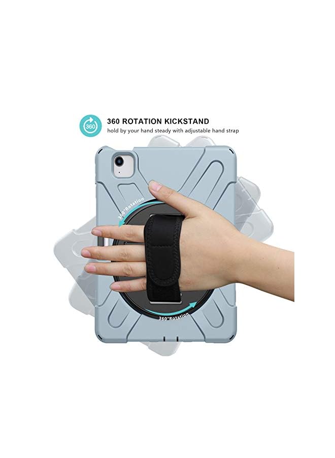 Procases Ipad Air 4 Rugged Case 10.9 Inch 2020 Ipad Air 4Th Gen Case, Heavy Duty Shockproof Rotating Kickstand Protective Cover For 2020 Ipad Air 10.9" 4Th Gen A2316 A2324 A2325 A2072 -Grey And Black - Image 2